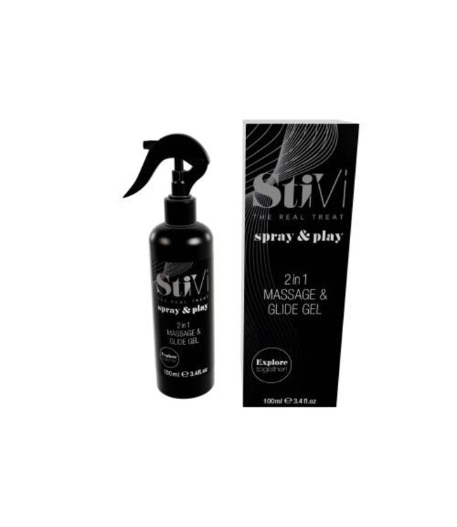 StiVi - Spray&Play 2in1 Massage & Glijmiddel - 100 ml