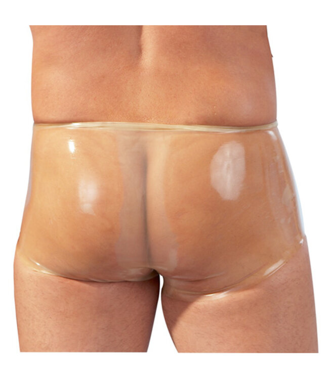 Latex Boxer Met Penissleeve - Transparant
