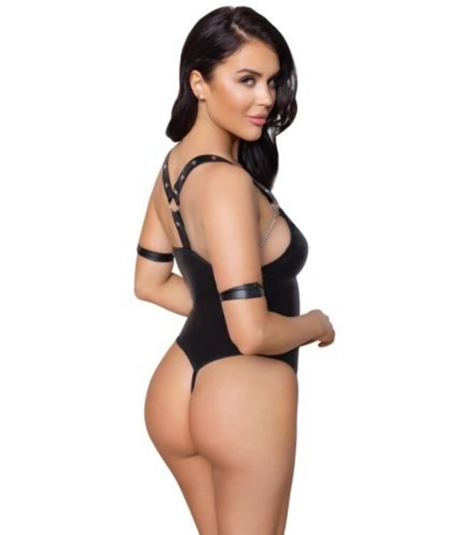 Wetlook Body - Zwart