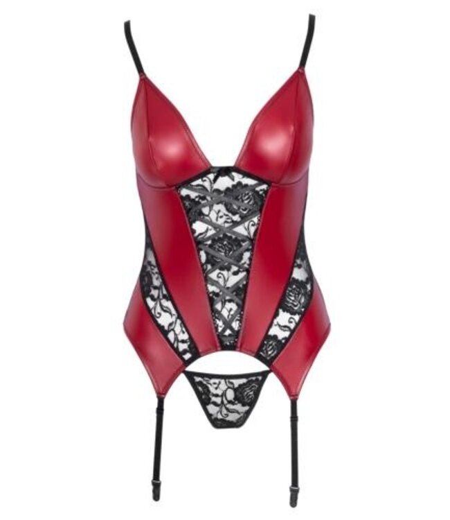 Korset met Bandjes - Rood & Zwart