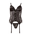 Cottelli Collection Kanten bustier met jarretels