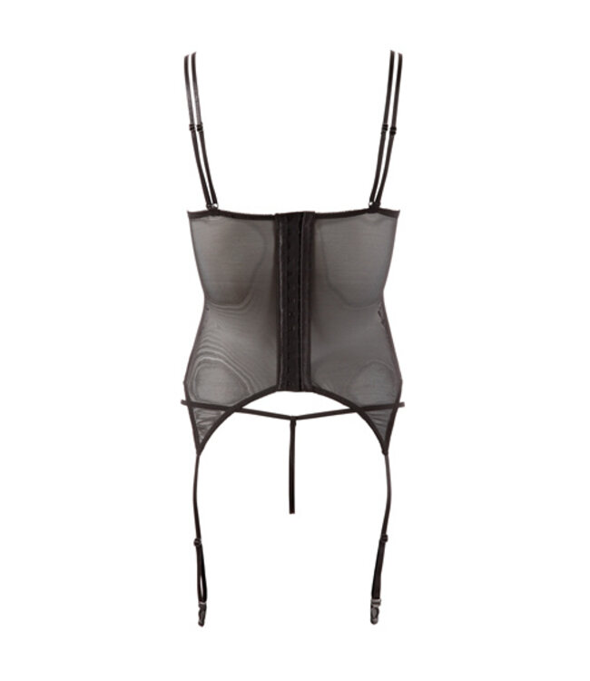 Kanten bustier met jarretels