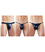 Svenjoyment Underwear 3-Delige Wetlook String Set