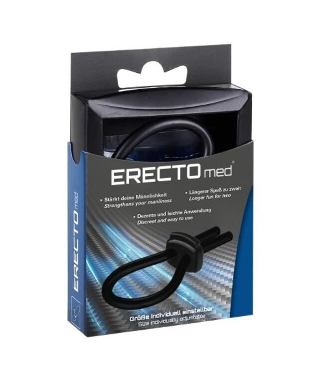 ERECTOmed Verstelbare Cockring - Zwart