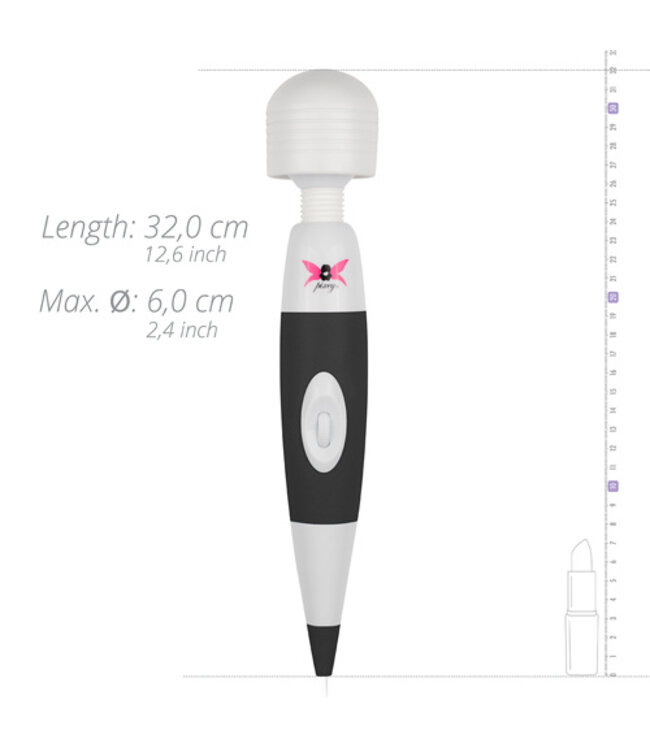 Pixey Wand Vibrator - Zwart