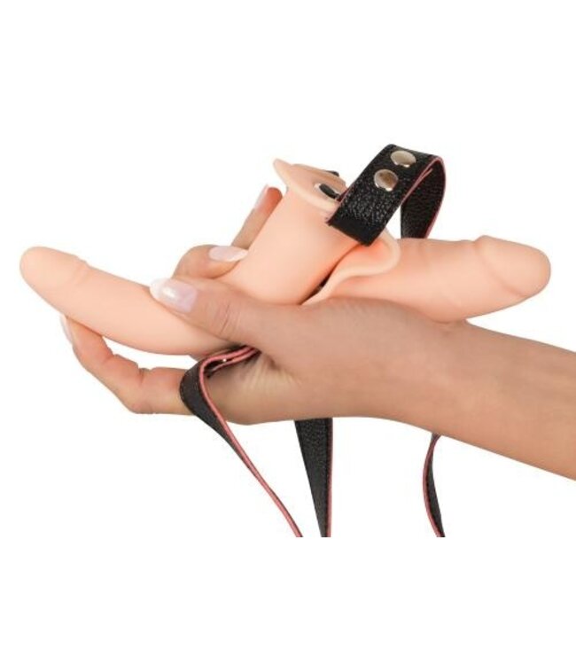 Strap-On Met Dubbele Vibrerende Dildo