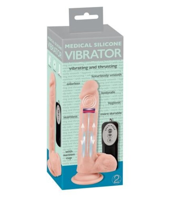 Pulserende En Vibrerende Dildo - 21 cm