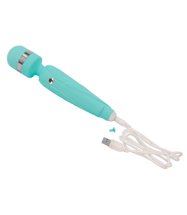 Pillow Talk - Cheeky Wand Vibrator - Teal