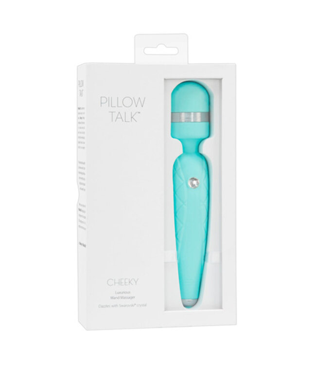 Pillow Talk - Cheeky Wand Vibrator - Teal