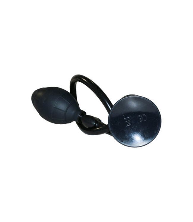 True Black Vibrating Anal Plug