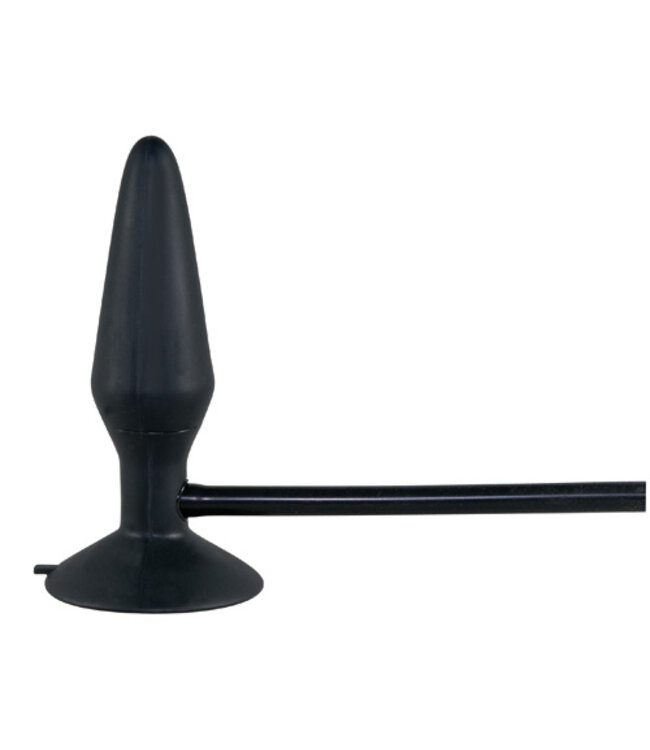 True Black Opblaasbare Anaalplug