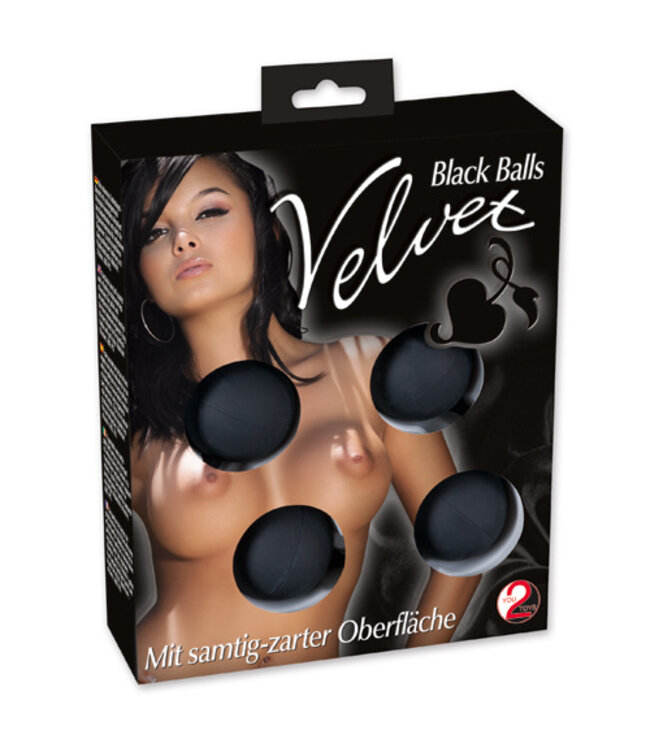 zwarte Love Balletjes met 4 ballen