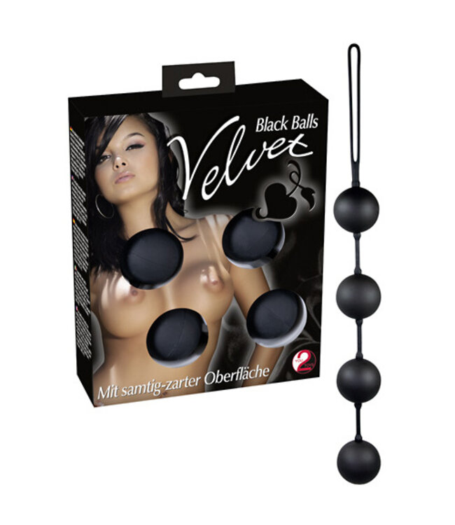 zwarte Love Balletjes met 4 ballen