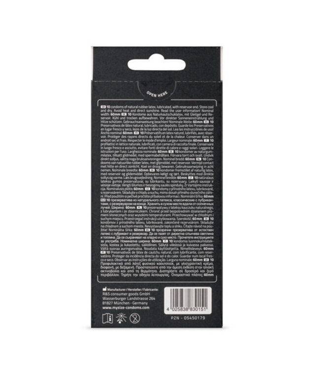 MY.SIZE Pro 60 mm Condooms - 10 stuks