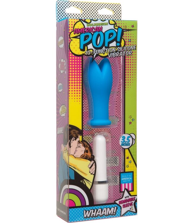 Doc Johnson - American POP! WHAAM- 10 function silicone vibrator