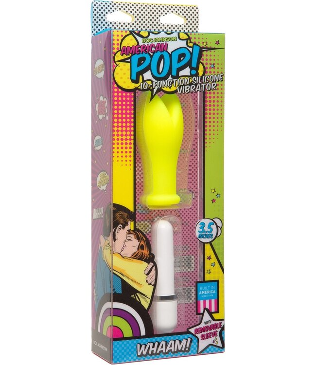 Doc Johnson - American POP! WHAAM- 10 function silicone vibrator