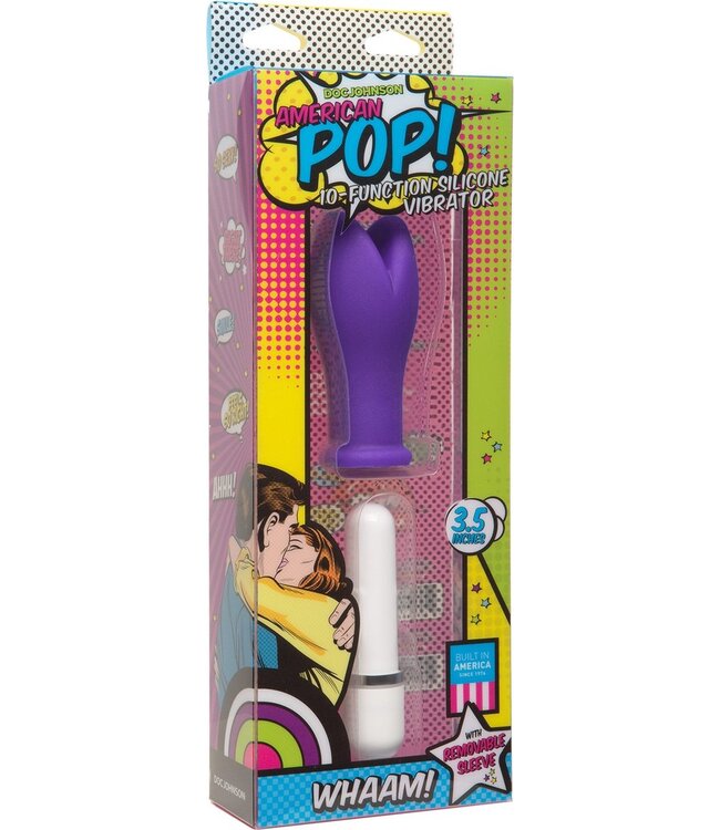 Doc Johnson - American POP! WHAAM- 10 function silicone vibrator