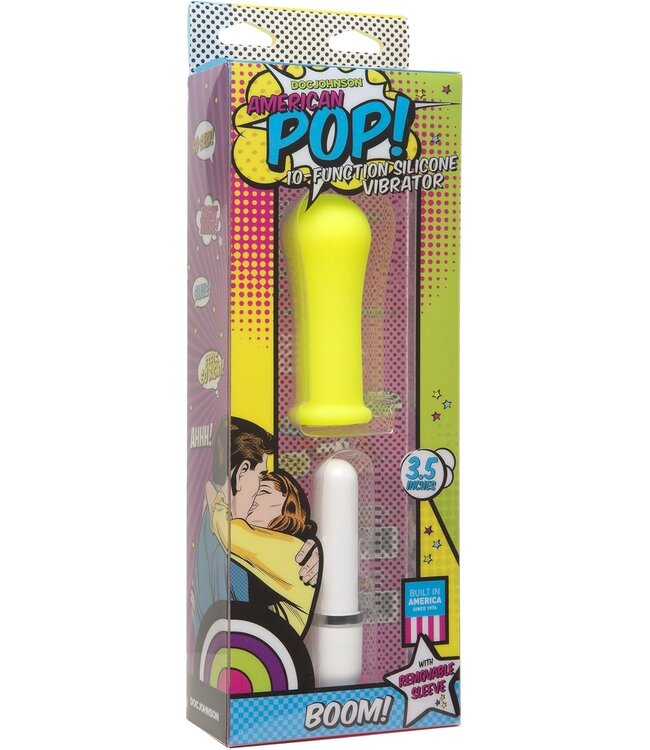 Doc Johnson - American POP! BOOM - 10 function silicone vibrator
