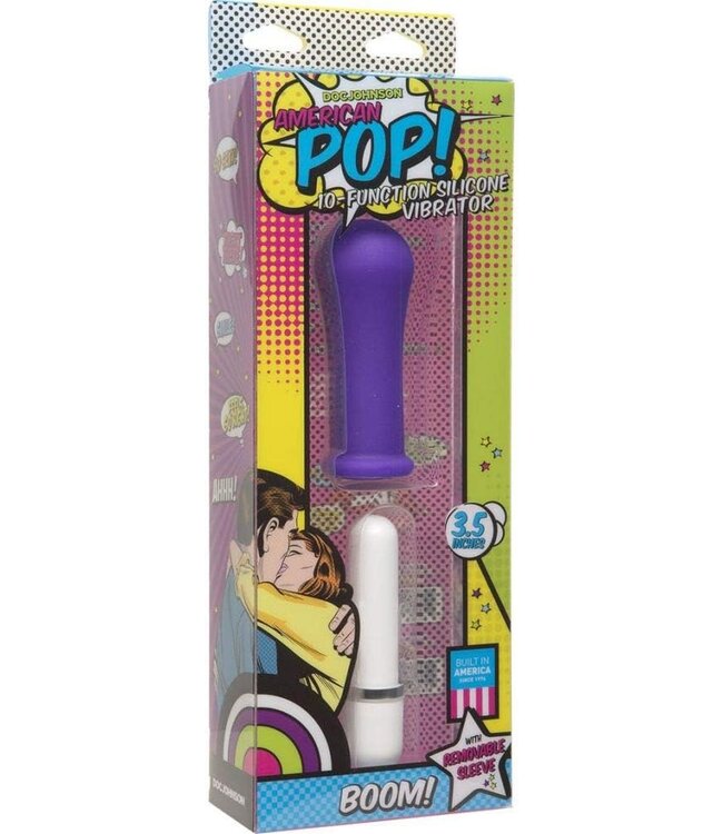 Doc Johnson - American POP! BOOM - 10 function silicone vibrator