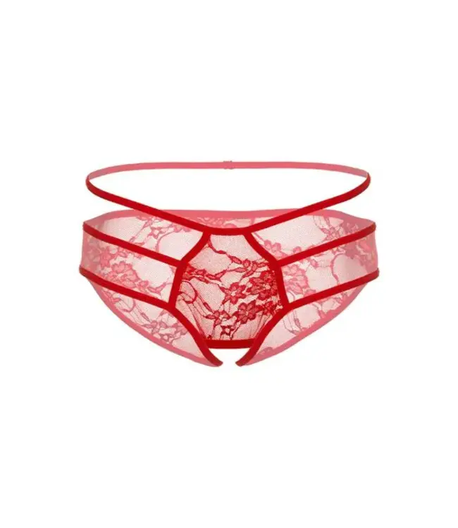 Daring - Jade - Crotchless bikini panty red