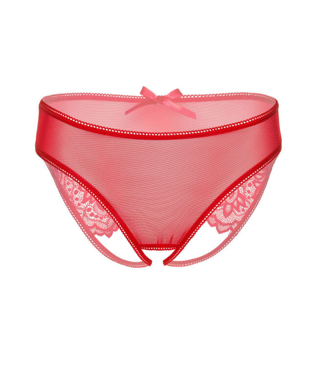 Daring - Nicolette - Crotchless panty red