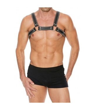 Ouch! Z Series Borst Bulldog Harness - Black