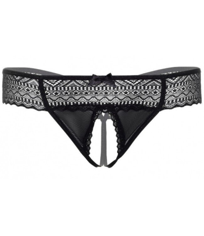 Daring - Roxanne - Crotchless string black