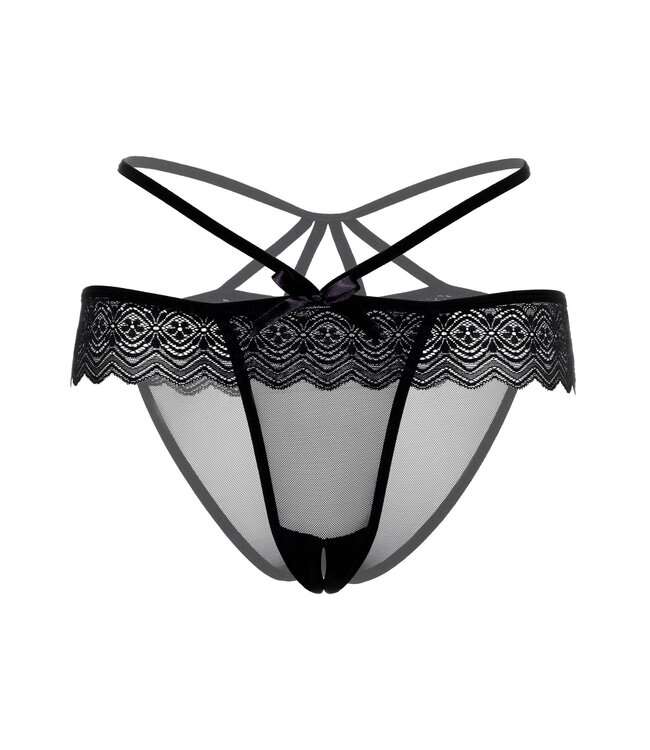 Taylor - Crotchless panty black