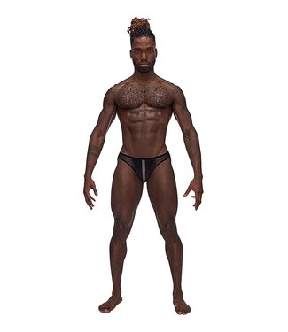 Male power Landing strip bikini brief