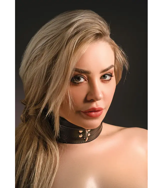 Luxury Bondage Essential - Heavy D-ring collar