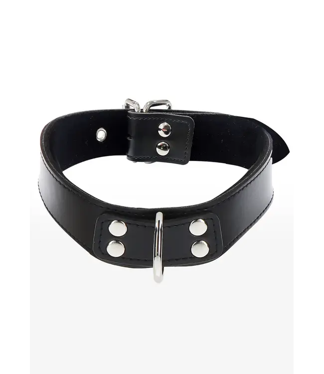 Luxury Bondage Essential - Elegant D-ring collar