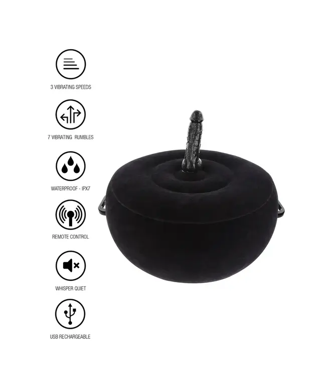 Luxury Bondage Essential - Inflatable remote controlled fuck seat