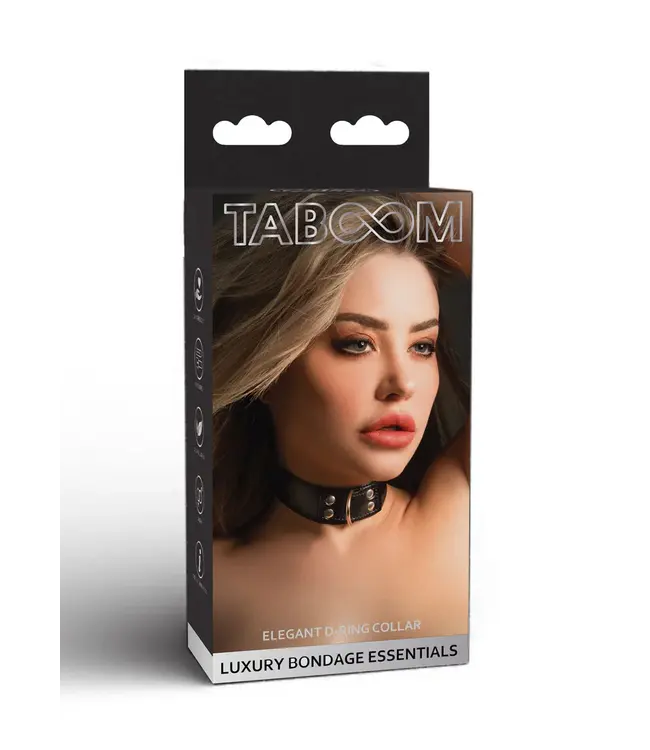 Luxury Bondage Essential - Elegant D-ring collar