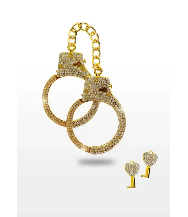 Bondage in luxury - Diamond wrist cuffs