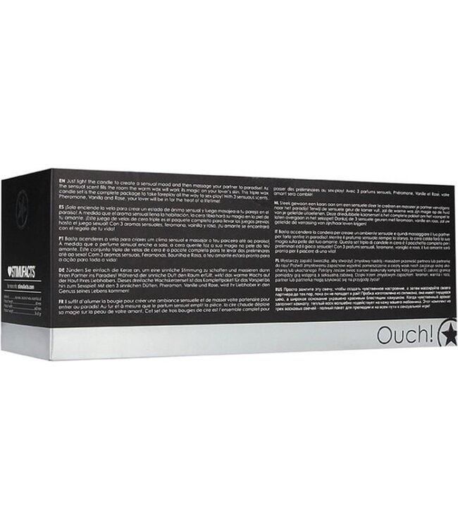 Set of 3 Massage Candles