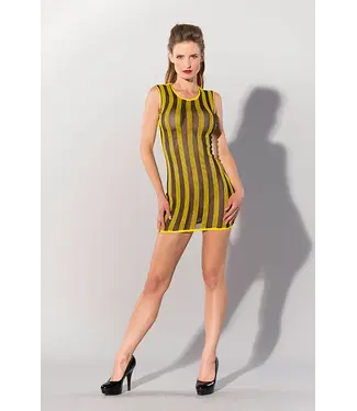 Guilty Pleasure GP PRINTED DATEX STRIPED DRESS