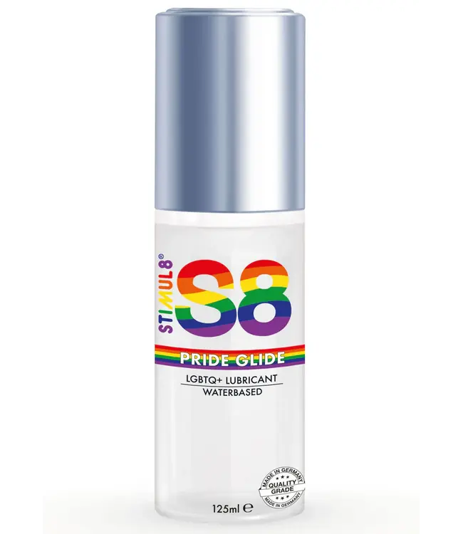 S8 Pride Glide Waterbased Lube 125ml