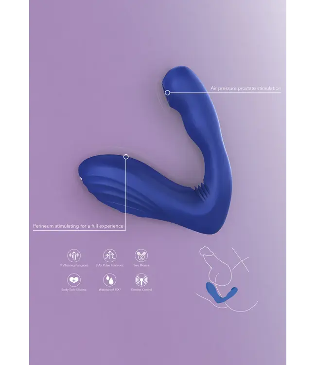 Alpha Arouser Prostate Air Stimulator with Remote