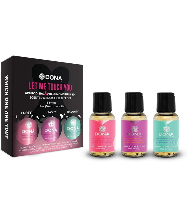Dona - Massage Gift Set Scented (3 x 30 ml) Touch