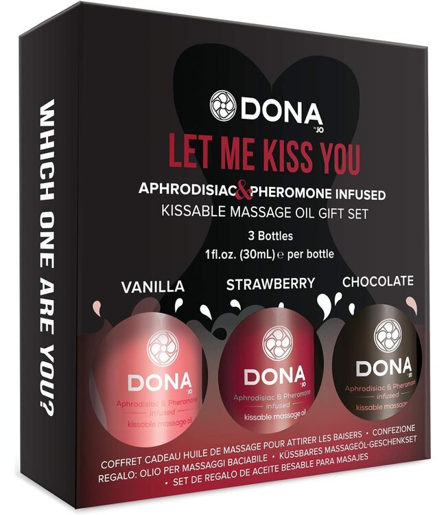Dona - Massage Gift Set Scented (3 x 30 ml) Kiss