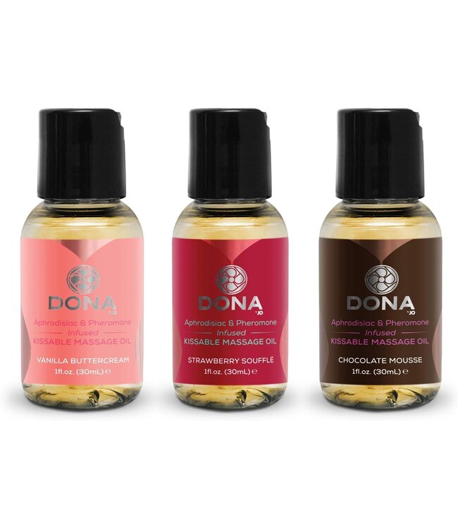 Dona - Massage Gift Set Scented (3 x 30 ml) Kiss