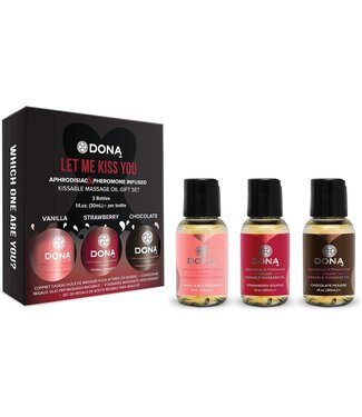 S8 - Stimul8 Dona - Massage Gift Set Scented (3 x 30 ml) Kiss