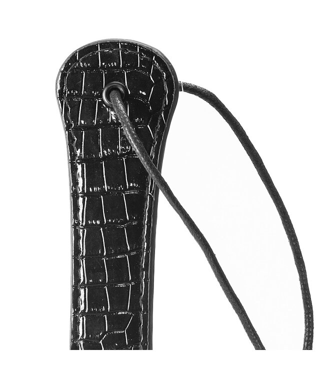 Luxury Fetish Paddle Croco Black