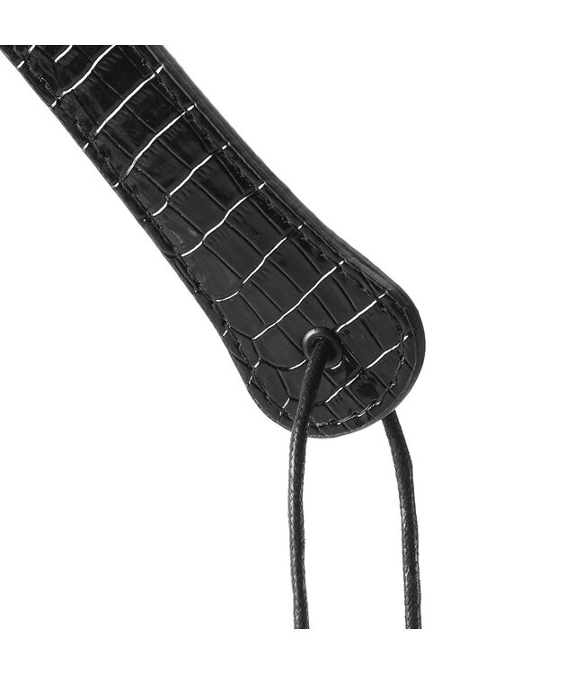 Luxury Fetish Paddle Croco Black