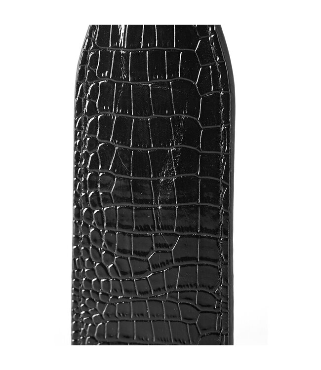 Luxury Fetish Paddle Croco Black