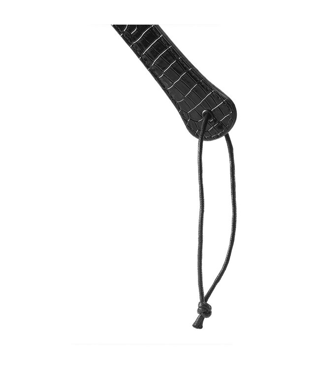 Luxury Fetish Paddle Croco Black