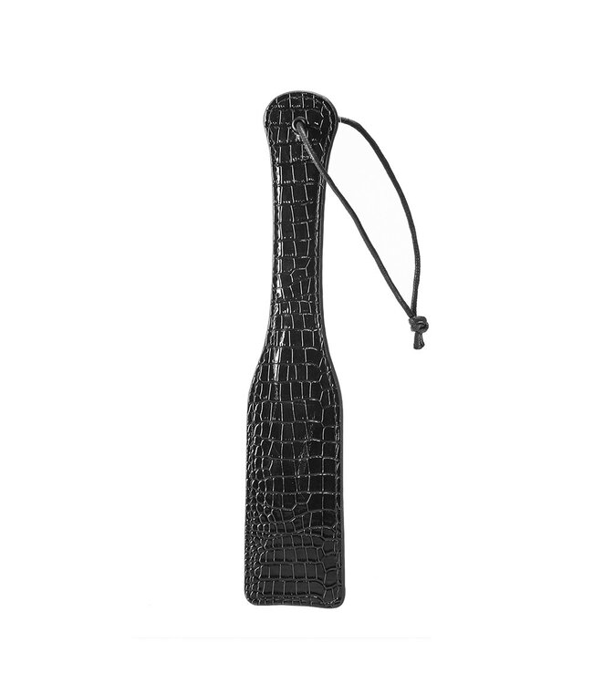 Luxury Fetish Paddle Croco Black