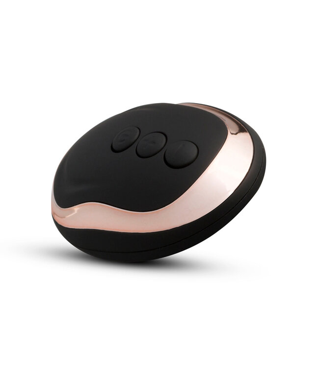 Vibrating Egg + Remote Control Black