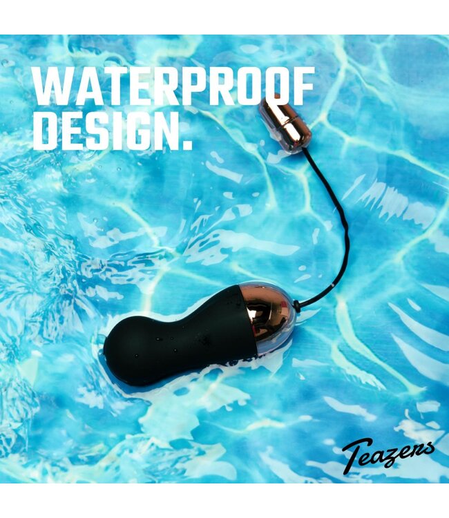 Vibrating Egg + Remote Control Black