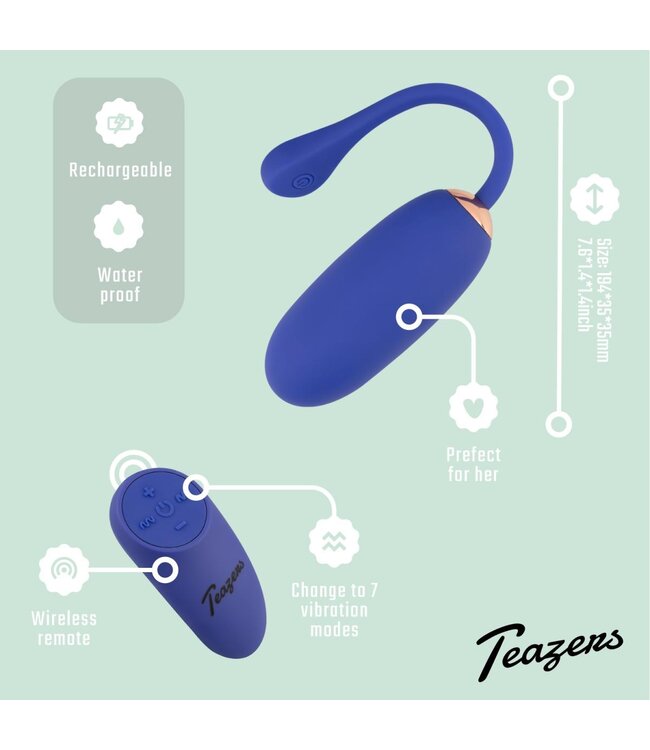 Vibrating Egg with Remote control Purple